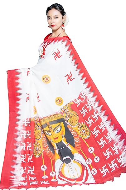 Pure Cotton Durga Puja Special Saree